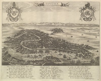 Utsikt over Venezia, midten av 1600-tallet. av Unbekannt