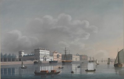 Utsikt over Neva av Unbekannt