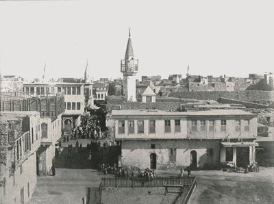 Utsikt over gamlebyen, Suez, Egypt, 1895. av Unbekannt