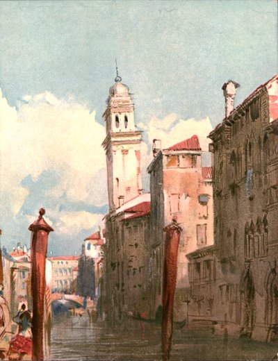 Utsikt over en kanal, c1826, c1900. av Unbekannt
