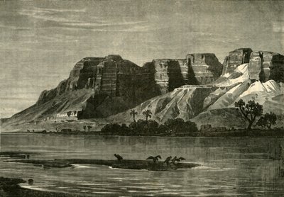 Utsikt over Nilen, 1890. av Unbekannt
