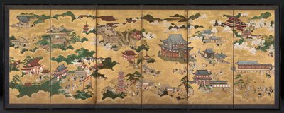 Utsikt over Kyoto, 1600-tallet. av Unbekannt