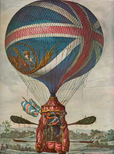 Vincent Lunardis andre ballong: 3. mai 1785, 1937 av Unbekannt