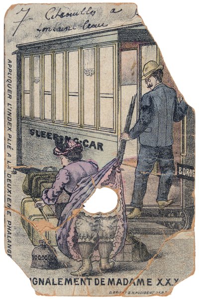 Vintage fransk postkort, c1900 av Unbekannt