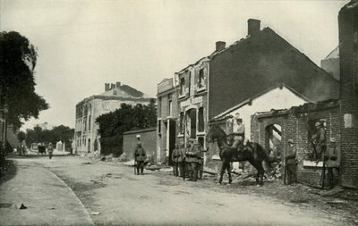 Visé i tyskernes hender, 1919. av Unbekannt