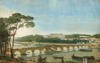 Besøk av kong Frans I og dronningen av Napoli til Charles X ved St Cloud, mai 1830 1800-tallet av Unbekannt