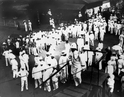 Besøkende til Port Doumen, Saigon, Vietnam, 1900 av Unbekannt