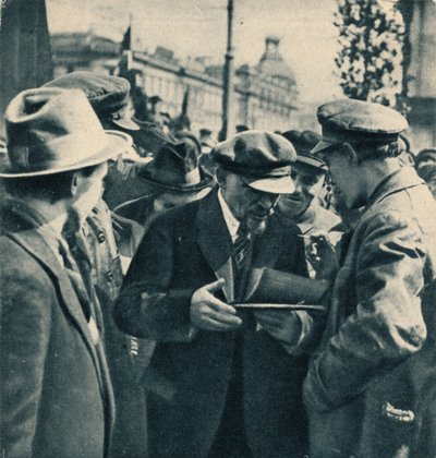 Vladimir Ilich Lenin, russisk bolsjevikleder, 1. mars 1920 av Unbekannt