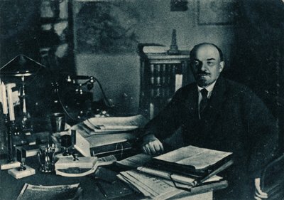 Vladimir Ilich Lenin, russisk bolsjevikleder, Moskva, Russland, 7. oktober 1922 av Unbekannt