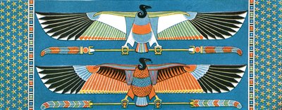 Gribbtakdekorasjoner, Philae, Egypt, 1928. av Unbekannt