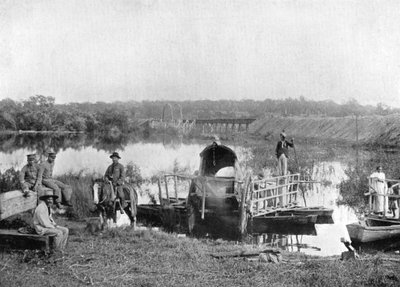 Venter ved fergen, Paraguay, 1911 av Unbekannt