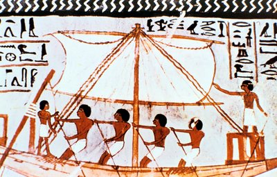Veggmaleri fra graven til Sennefer, Abydos, det gamle Egypt, 18. dynasti, c1450 f.Kr. av Unbekannt