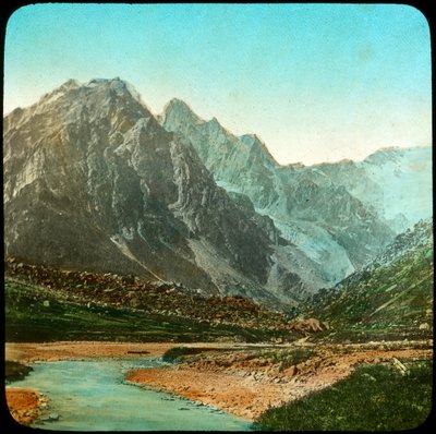 Wanga Valley, Sutlej River, India, slutten av 1800- eller begynnelsen av 1900-tallet av Unbekannt