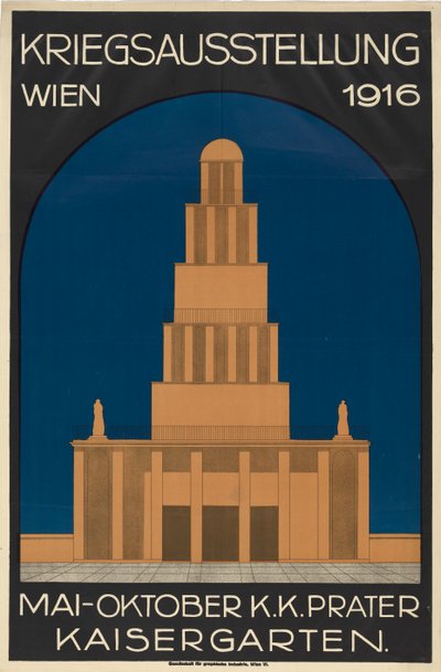 Krigsutstilling Wien 1916, 1916. av Unbekannt