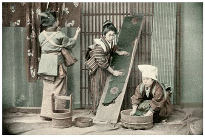 Vaske kimonoer, Japan, 1904 av Unbekannt