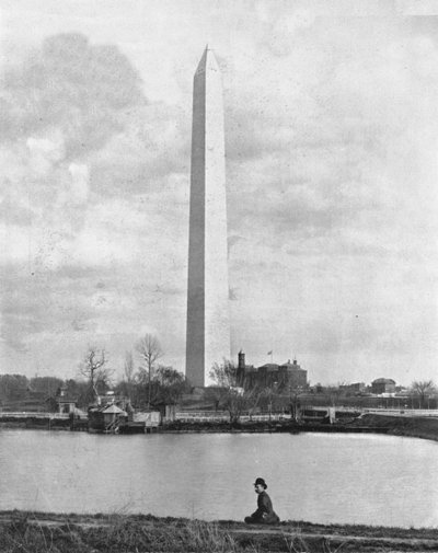 Washington Monument, Washington DC, USA, c1900. av Unbekannt