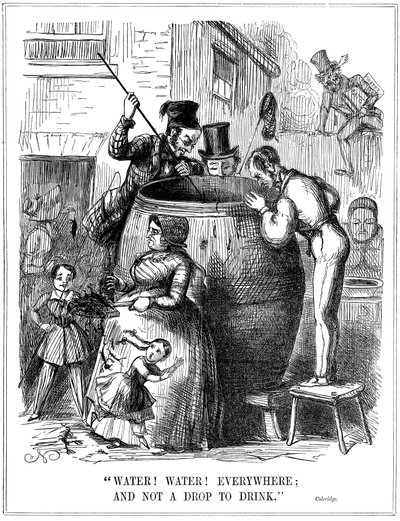 Vann! Vann! Overalt, og ikke en dråpe å drikke, 1849 av Unbekannt