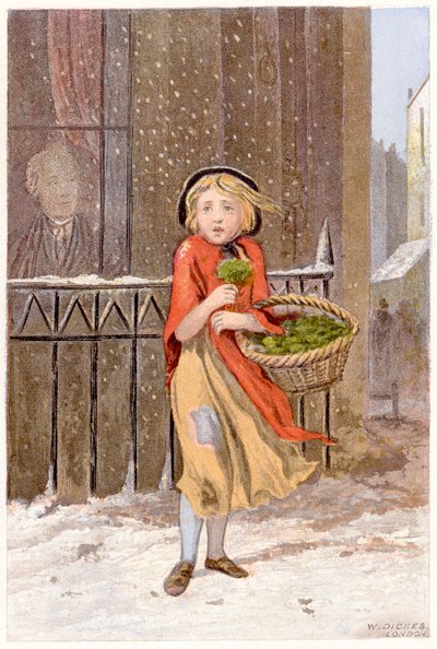 Brønnkarseselger, c1880 av Unbekannt