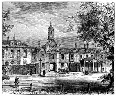 Vestfronten av Kensington Palace, London, 1900 av Unbekannt
