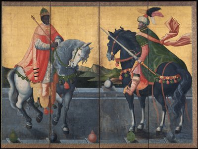 Western Kings on Horseback, første tredjedel av 1600-tallet. av Unbekannt