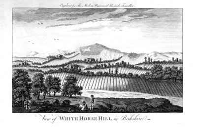 White Horse Hill, Berkshire, sent på 1700-tallet av Unbekannt