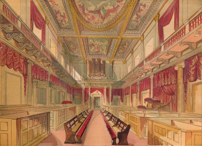 Whitehall Chapel, c1845, 1864 av Unbekannt
