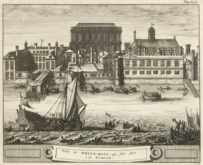 Whitehall, Westminster, London, 1707 av Unbekannt