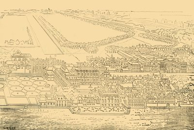Whitehall, fra elven, 1881. av Unbekannt