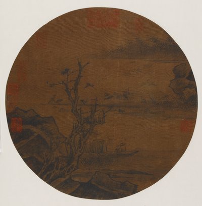 Villgås på vei ned til en sandbanke, muligens Ming-dynastiet, 1368-1644. av Unbekannt