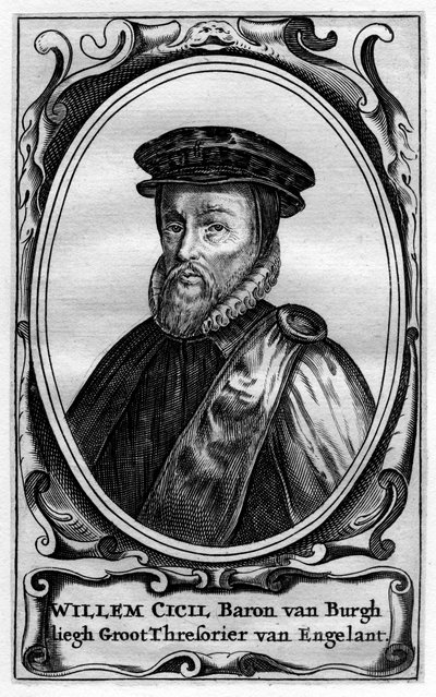 Willem Cecil, 1. baron Burghley, engelsk statsmann fra 1500-tallet av Unbekannt
