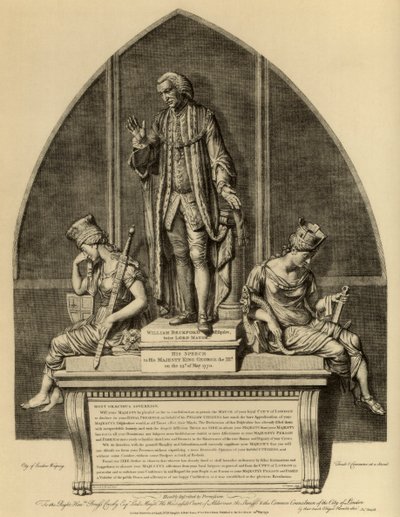 William Beckford og hans tale til kong George III, 1770 1886 av Unbekannt