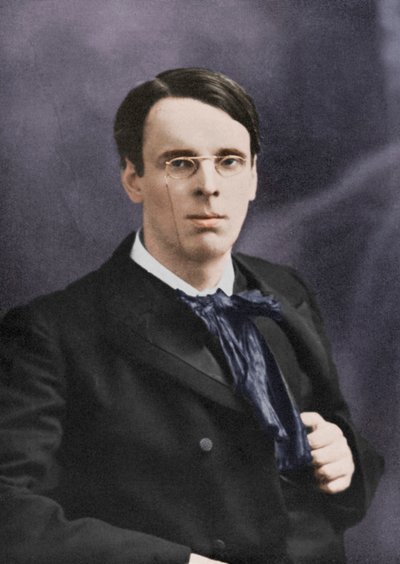 William Butler Yeats, irsk poet og dramatiker, ca 1900-tallet av Unbekannt
