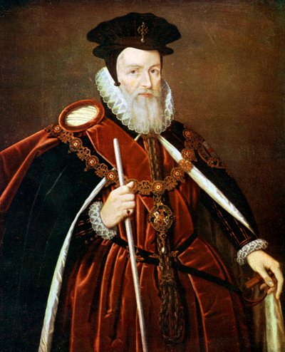 William Cecil, 1. baron Burghley, 1500-tallet c1905 av Unbekannt