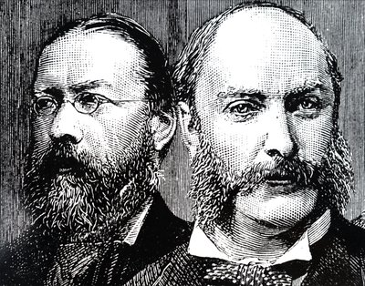 William Henry Preece og John William Strutt. av Unbekannt