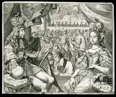 William III og Mary II, konge og dronning av Storbritannia og Irland, c1689 av Unbekannt