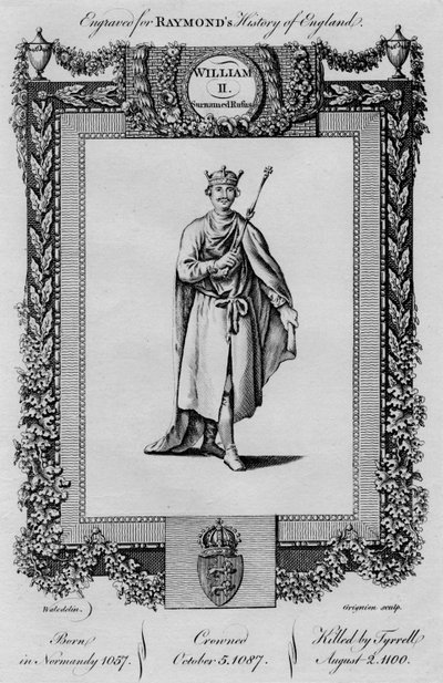 Vilhelm II. Etternavnet Rufus, c1787 av Unbekannt