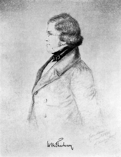 William Makepeace Thackeray , anglo-indisk forfatter, 1912 av Unbekannt