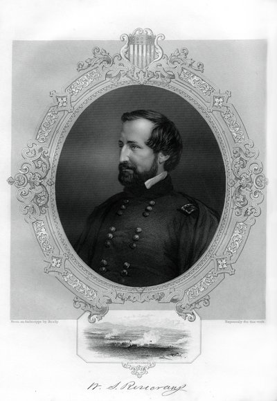 William Rosecrans, unionsgeneral under den amerikanske borgerkrigen, 1862-1867 av Unbekannt