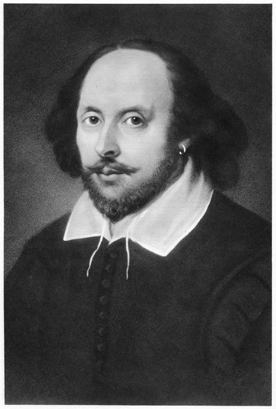 William Shakespeare, engelsk dramatiker, 1800-tallet av Unbekannt