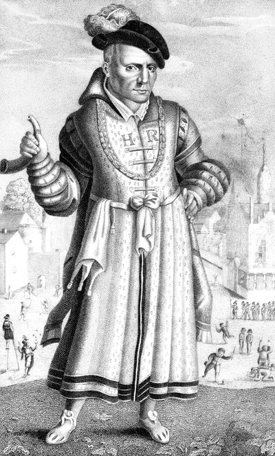 William Sommers, hoffnarr av Henry VIII, 1825 av Unbekannt