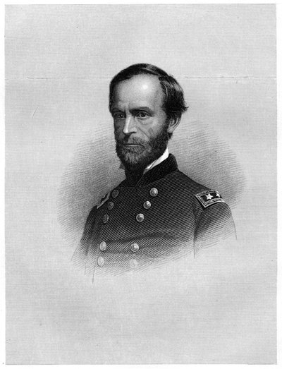 William Tecumseh Sherman , amerikansk soldat, forretningsmann, pedagog og forfatter, 1872 av Unbekannt