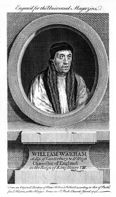 William Warham, erkebiskop av Canterbury, 1748 av Unbekannt