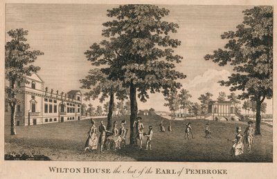 Wilton House setet til jarlen av Pembroke, 1779. av Unbekannt