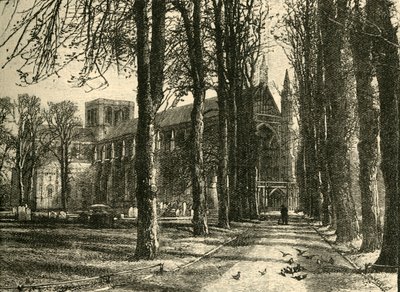 Winchester Cathedral , fra nordvest, 1898. av Unbekannt