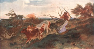 Wind on the Wold, 1863, c1902. av Unbekannt