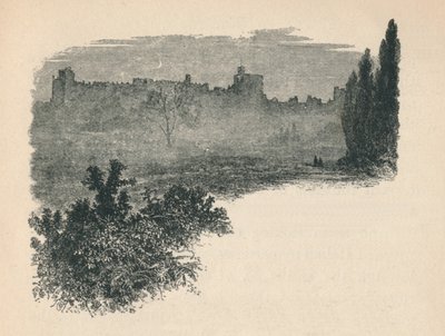 Windsor Castle fra Home Park, 1895 av Unbekannt
