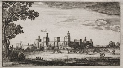 Windsor Castle fra sørøst, 1600-tallet. av Unbekannt