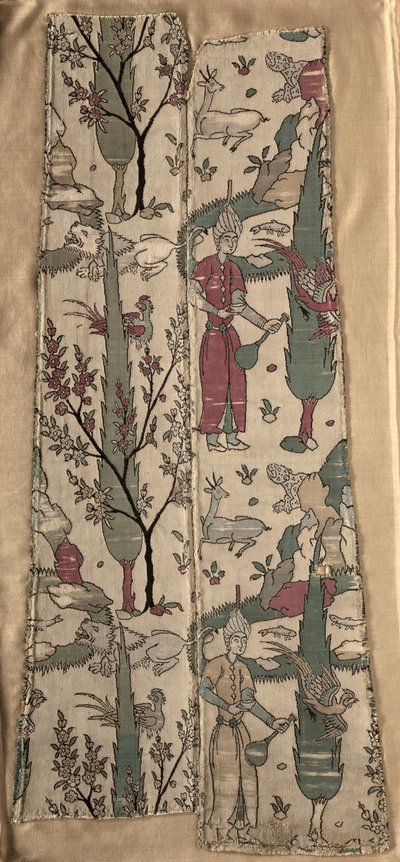 Vinbærere i landskap, fra en kappe, 1525-1550. av Unbekannt