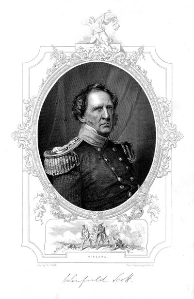 Winfield Scott , amerikansk soldat fra 1800-tallet av Unbekannt