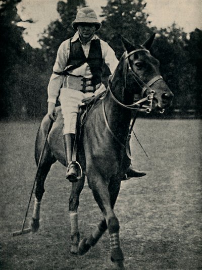 Winston Churchill spiller polo, 1920-tallet, 1945. av Unbekannt